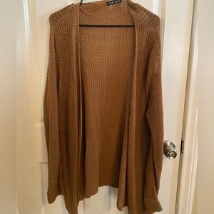 Brown cardigan